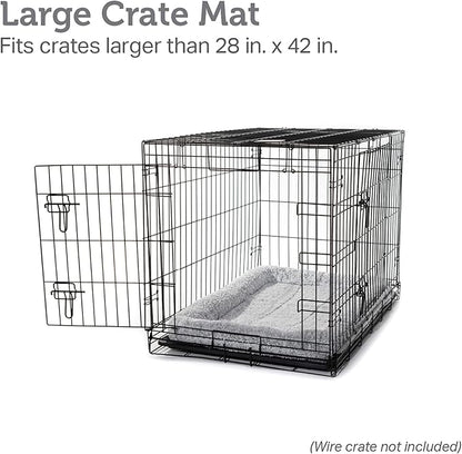 Friends Forever Bolster Dog Crate Mat 42 Inch