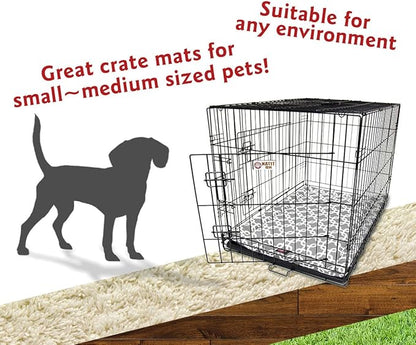 30" Links Gray Crate Dog Bed Mat By Majestic Pet Products