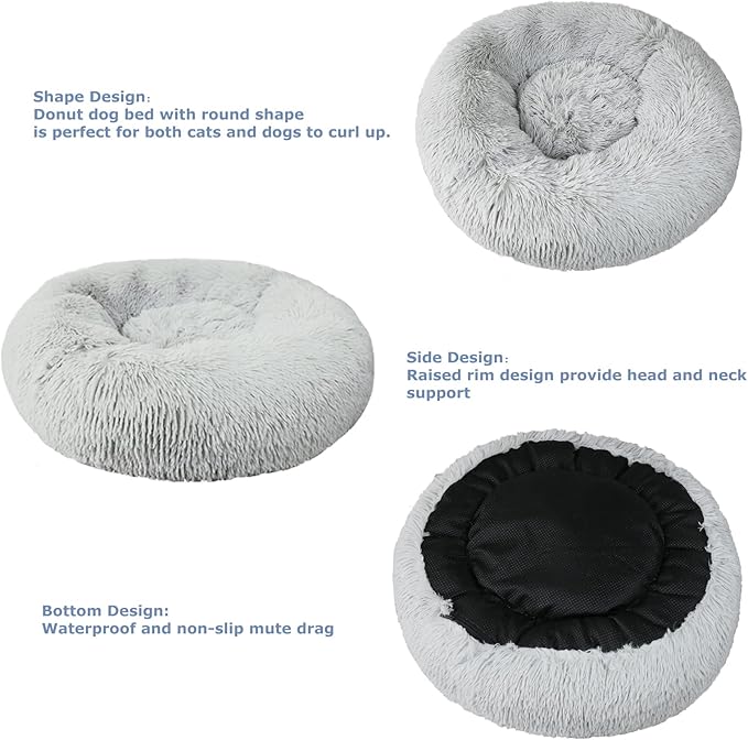 Orthopedic Dog Bed Small Washable,23 inches 25 lbs