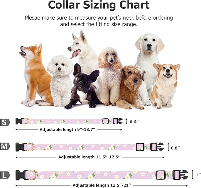 Cotton Handmade Dog Collar Cute and Distinctive Patterns