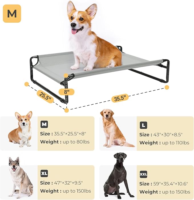 Veehoo Original Cooling Elevated Dog Bed CWC2201