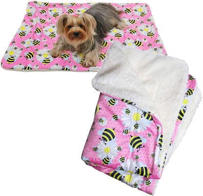 Klippo Dog/Puppy Luxurious Minky & Ultra-Plush Blanket ONE Size (Bumblebee)