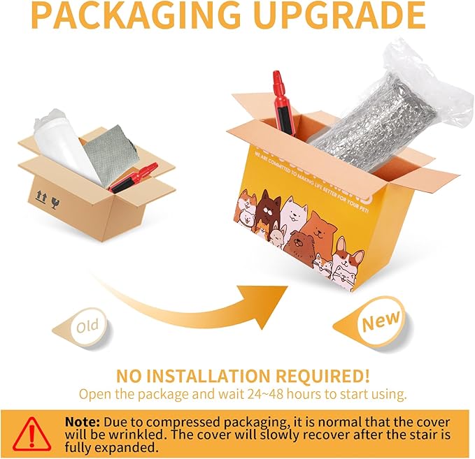 Topmart 2 Tiers Foam Dog Stairs/Steps for Small Dogs Pain,11.8”H