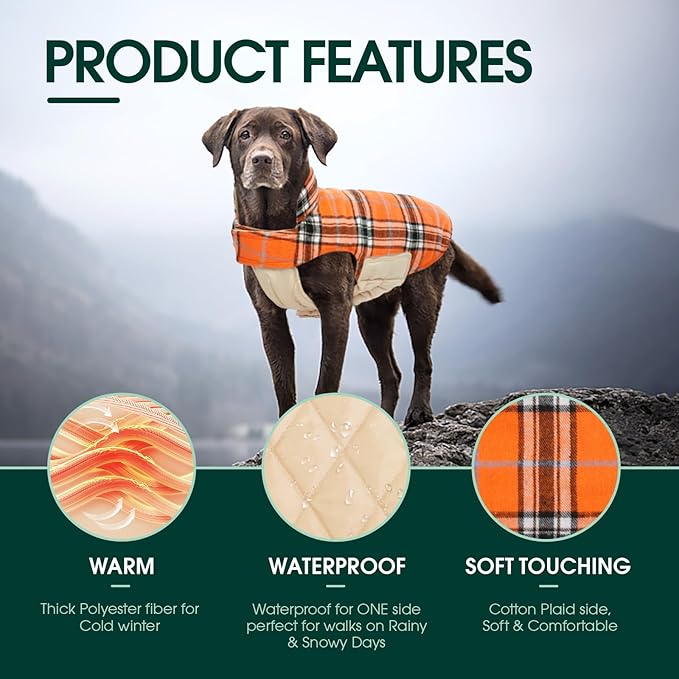 Kuoser Warm Dog Coat