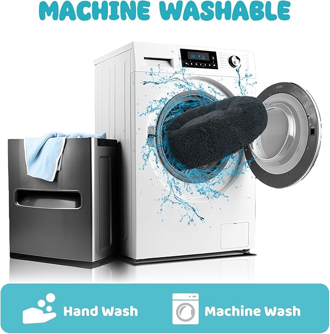 Small Dog Bed Washable.(Gray,20"/23"/30")