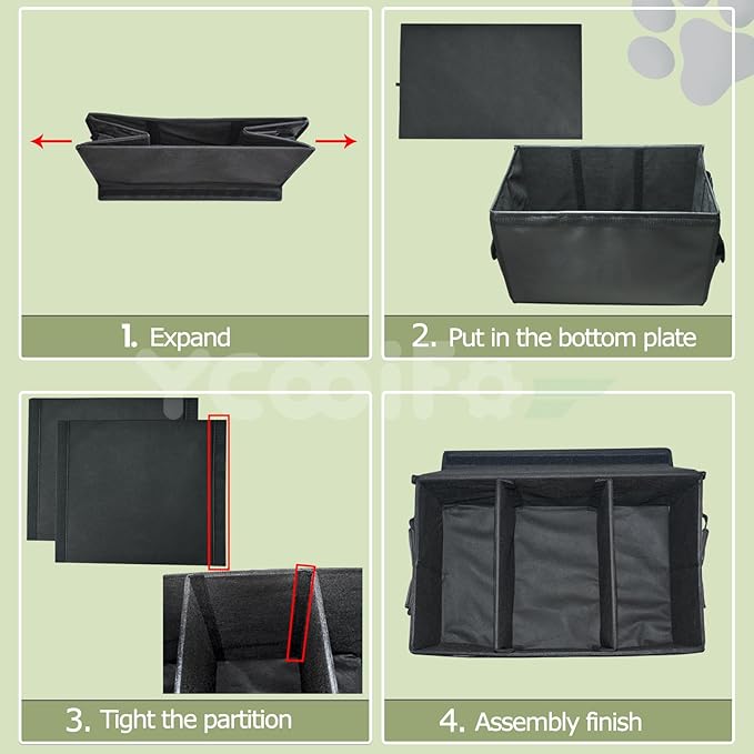 Car Back Seat Extender for Large Dogs 180lbs