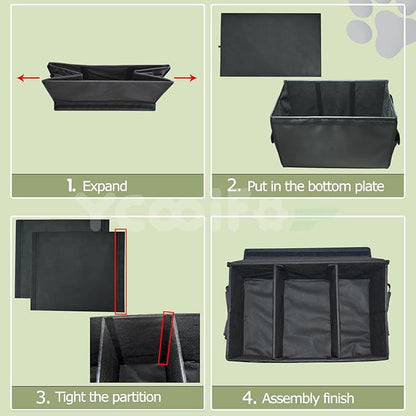 Car Back Seat Extender for Large Dogs 180lbs