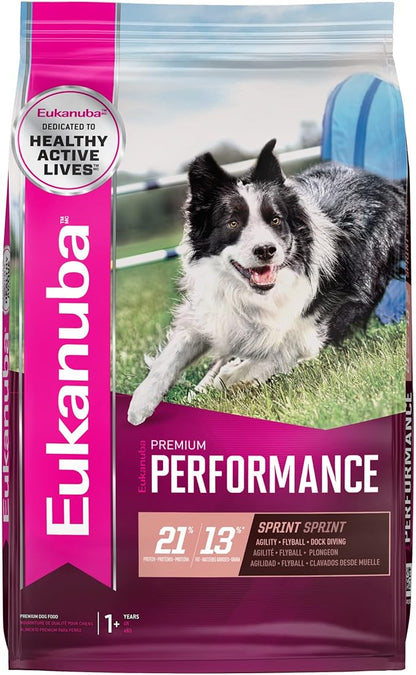 Eukanuba Premium Performance 21/13 Sprint Adult Dry Dog Food, 28 lb. Bag