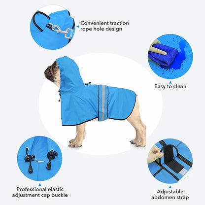 Reflective Dog Rain Coat