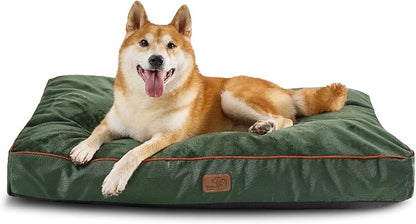 Bedsure Waterproof Dog Beds for Large Dogs 4 inch 75lbs Large