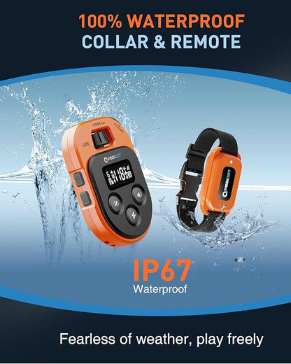 ABBIDOT Dog Shock Collar with Remote Control 4100 ft 178 Levels, 4 Correction 10-130 Lbs, 6 Dogs