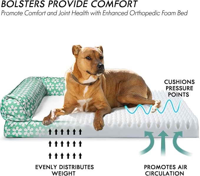 ClevaHome Comfort Orthopedic Dog Bed for Large Dogs