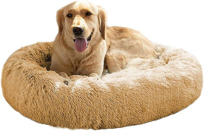 MFOX Calming Dog Bed (L/XL/XXL/XXXL) for Medium and 25/35/55/100lbs