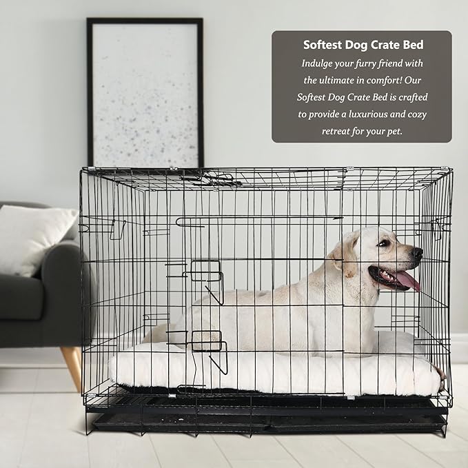 Dog Crate Pad 42x28 for Large Dog Washable 42 inch