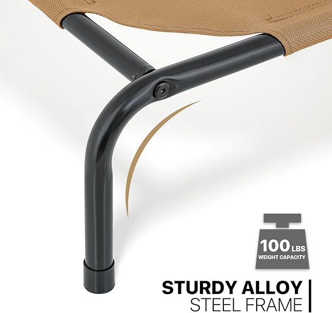 MoNiBloom Elevated Dog Bed for Large Dogs 50 Inches