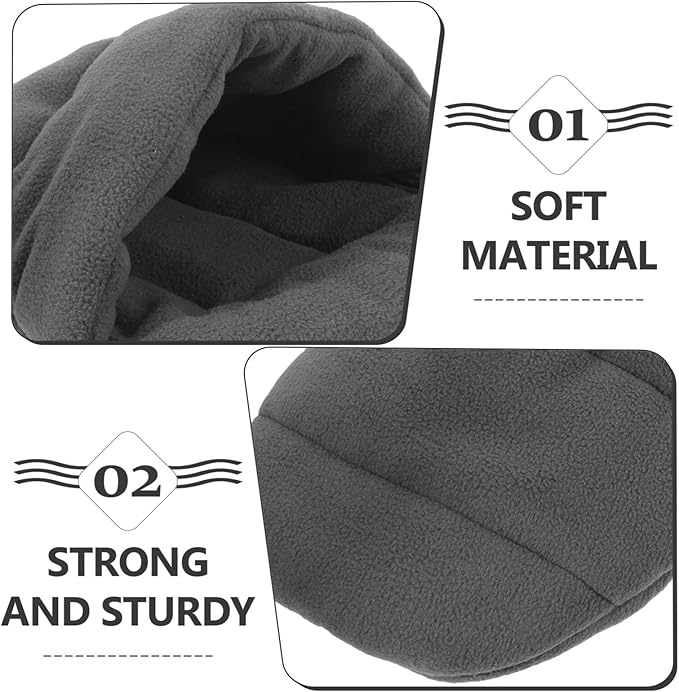 POPETPOP Pet Cave Bed for Small Animals 1.0"L x 1.0"W x 1.0"Th