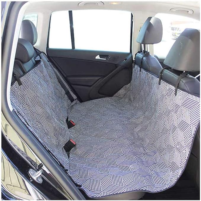 Molly Mutt 3-in-1 Back Seat Cover for Dogs 100% Cotton 56"x56"