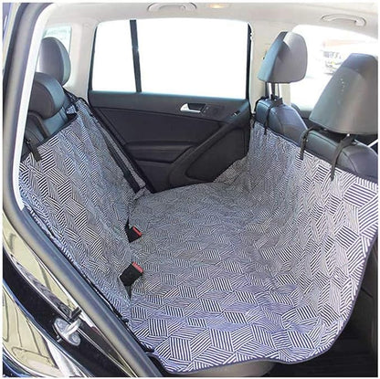 Molly Mutt 3-in-1 Back Seat Cover for Dogs 100% Cotton 56"x56"