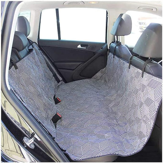 Molly Mutt 3-in-1 Back Seat Cover for Dogs 100% Cotton 56"x56"
