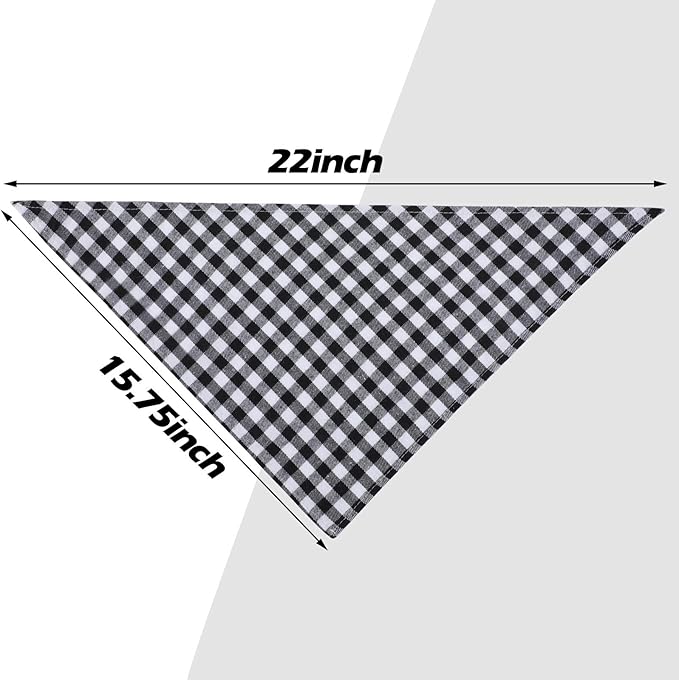 Christmas Dog Bandanas 6 Pieces Style,16.1 Inch)