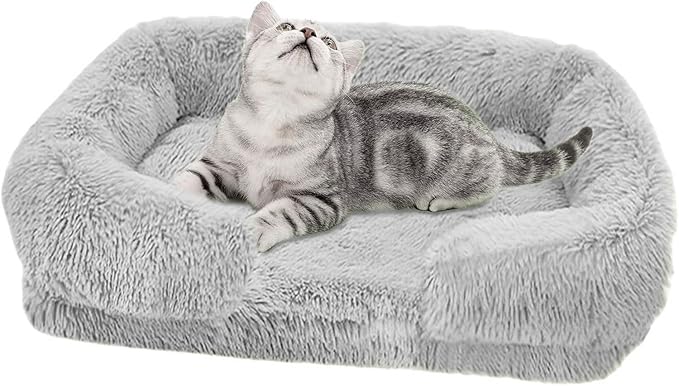 Washable Calming Cat Beds for Indoor Cats 25 Pounds