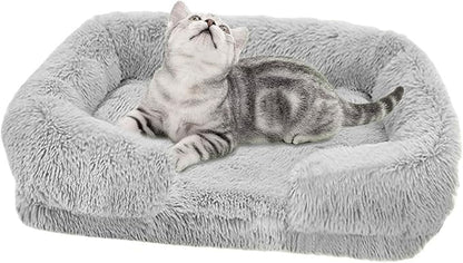 Washable Calming Cat Beds for Indoor Cats 25 Pounds
