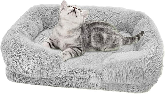 Washable Calming Cat Beds for Indoor Cats 25 Pounds