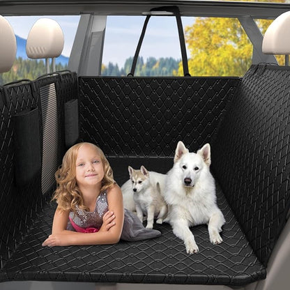 Back Seat Extender for Dogs Hard Bottom Dog 100% Waterproof