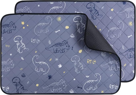 IEUUMLER Washable Pee Pads for Dogs 2 Pack EU007 (Gray 42"X28"-2pcs)