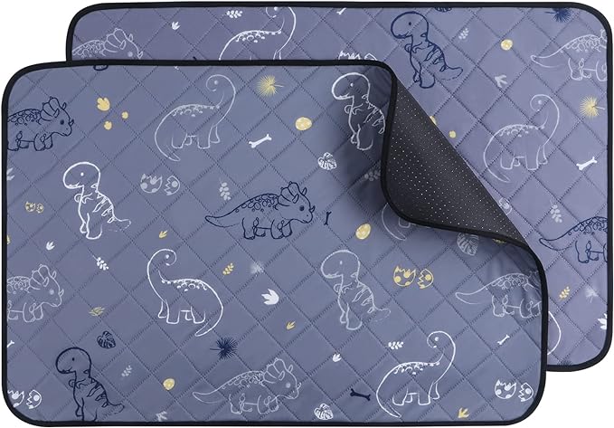 IEUUMLER Washable Pee Pads for Dogs 2 Pack EU007 (Gray 30"X20"-2pcs)