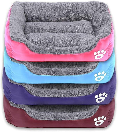 Barelove Rectangular Dog Cat Beds Mattress Washable Pads Room