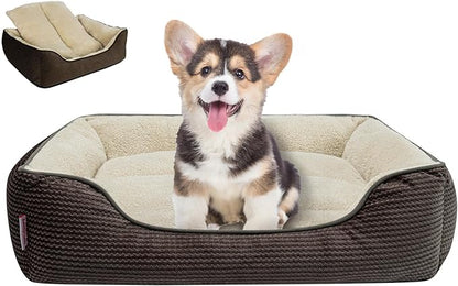 Miguel Dog Bed with Removable Cushion/Pillow for Small Dogs 20 Inch