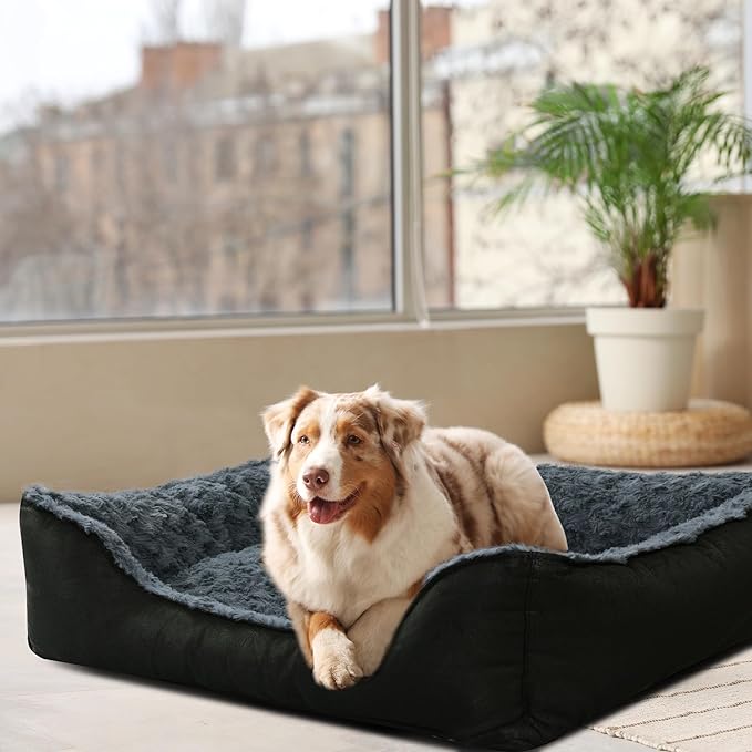 HOMBYS Indestructible Dog Bed Chew Proof Dog Bed for Aggressive Chewers Leakproof-20X19X6