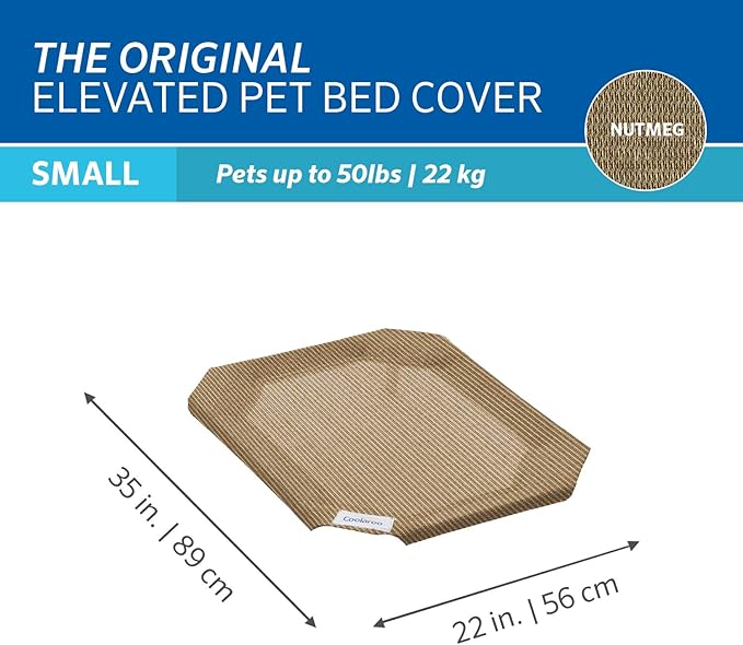 Original Pet Bed Replacement Cover - Nutmeg - Small (28" x 21.5")