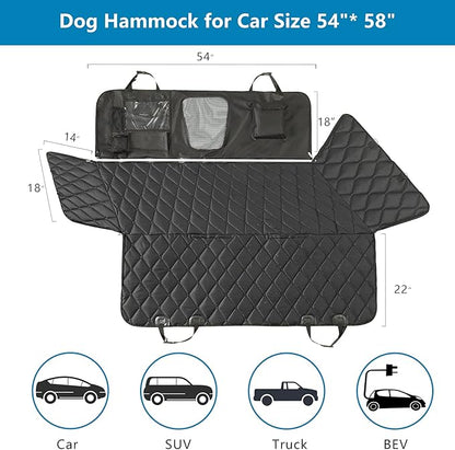ELLONI Backseat Dog Cover for Car