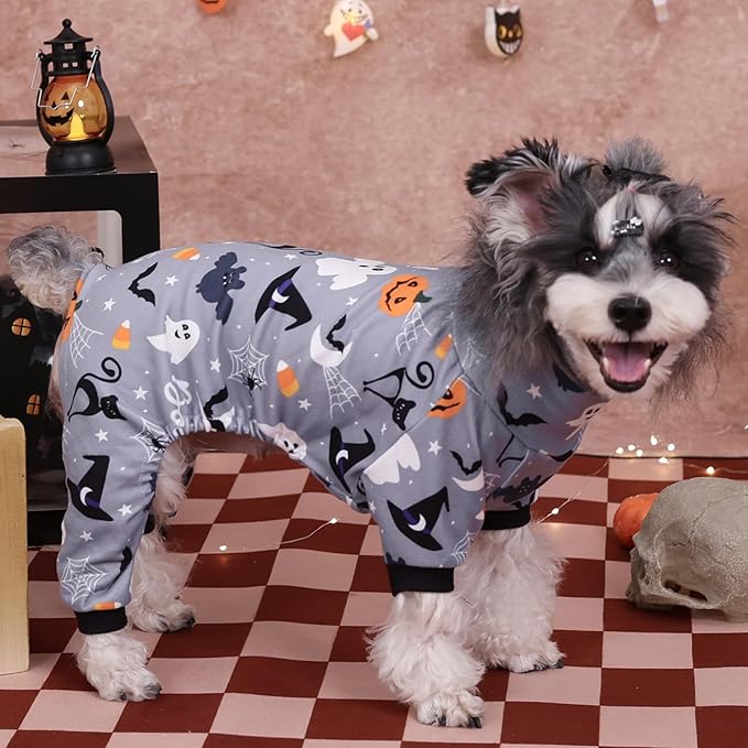 CuteBone Turtleneck Dog Pajamas Pet Clothes Thermal Dralon Onesie Cashmere High-Necked Puppy Pjs Coat GP06S