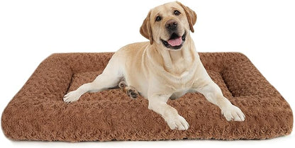 Dog Beds Crate Pad for Medium (41"x27"Brown)