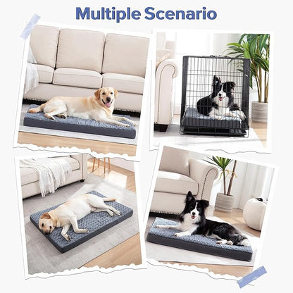 JOEJOY Orthopedic Dog Bed for Medium Small Dogs (30"x20"x3")
