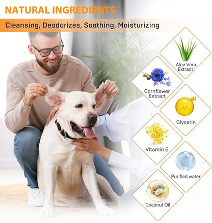 Dog Ear Wipes 50 Count,