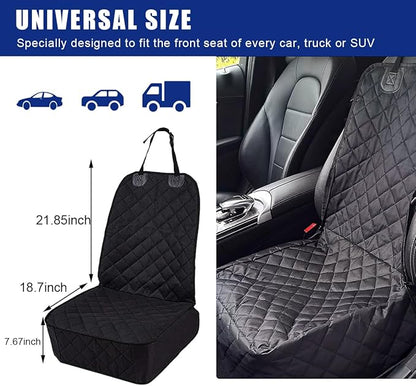 Ziciner Car Front Seat Dog Cover 600D Waterproof