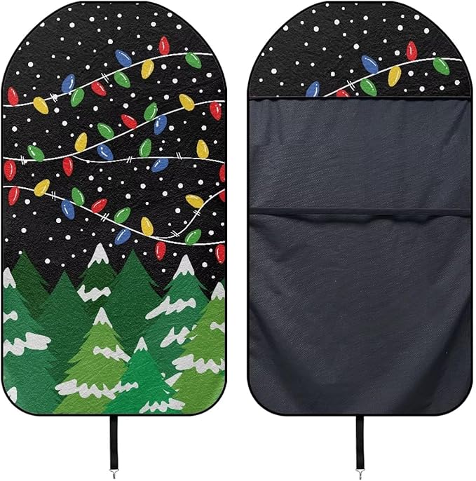 Yewattles Christmas Xmas Light Waterproof Bucket Car Seat