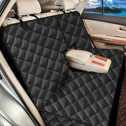 Dog Back Seat Cover Protector for SUV Trucks Cars Protector(Black3)