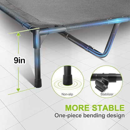 Bestio Elevated Dog Bed 49x33x9 Inch