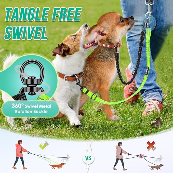 Two Dog Lead 2 in 1 Upgraded