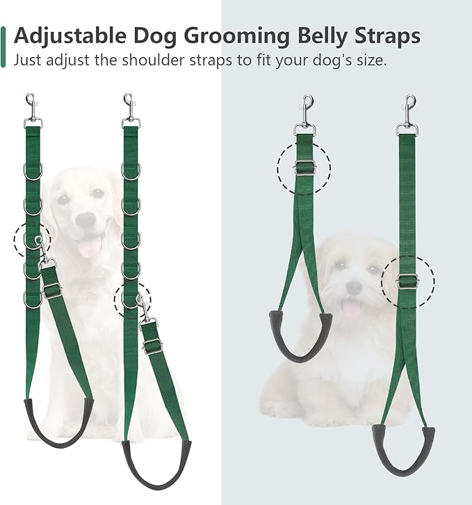 TopLove Dog Grooming Belly Straps Dog Grooming Loops