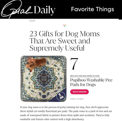 Washable Pee Pads for Dogs 100% Waterproof,