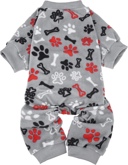 SCENEREAL Fleece Dog Pajamas for Small Medium Large Dogs