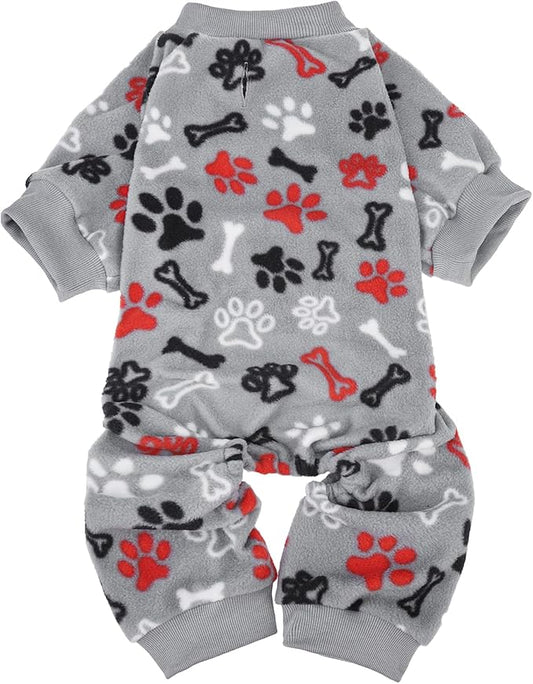 SCENEREAL Fleece Dog Pajamas for Small Medium Large Dogs