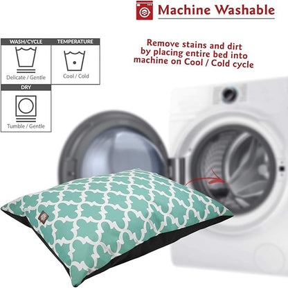 Majestic Pet Rectangle Medium Dog Bed Washable – Non Slip Comfy Pet Bed – Dog Crate Bed Super Value Pillow Dog Bed – Dog Kennel Bed for Sleeping 35 x 28 Inch