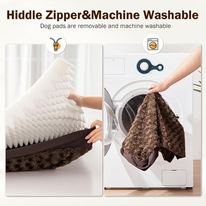 JOEJOY Orthopedic Dog Bed for Medium Small Dogs 30x20 Inch,